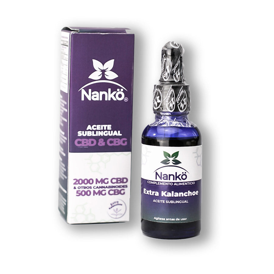 ACEITE SUBLINGUAL CBD & EXTRA KALANCHOE & CBG NANKÖ