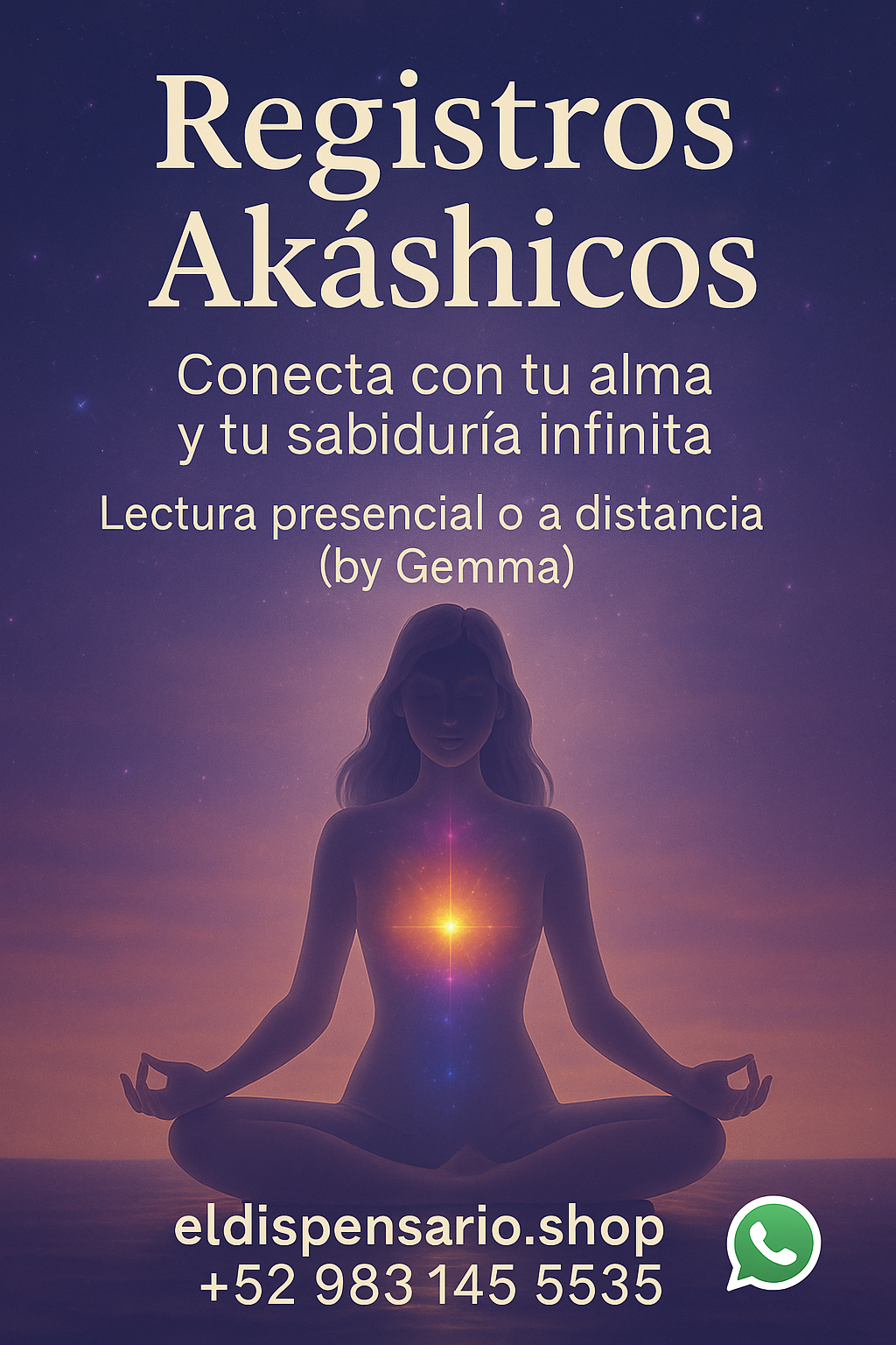 Registros Akáshicos: Conecta con tu alma y tu sabiduría infinita (by Gemma, lectura presencial o a distancia)