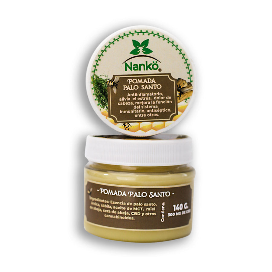 POMADA RELAJANTE CON PALO SANTO + CBD 140g NANKÖ