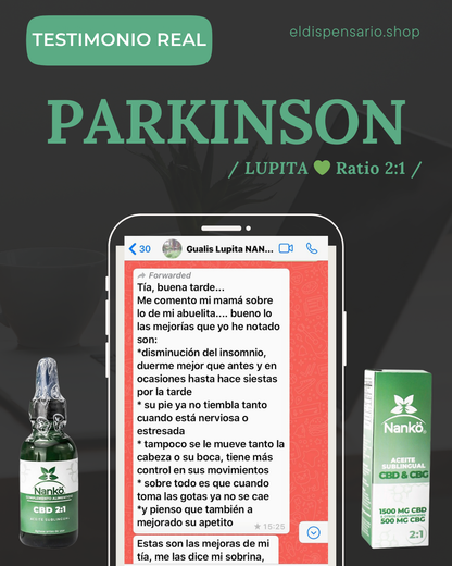 ACEITE SUBLINGUAL CBD 2:1 & CBG NANKÖ
