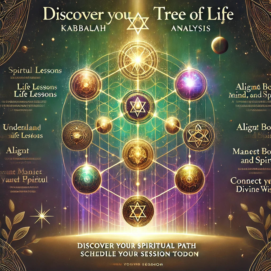 Reporte personalizado del Árbol de la Vida | Análisis kabbalístico de tu misión espiritual y conexión divina | El Dispensario Cuántico 