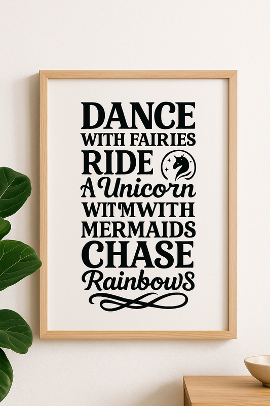 Póster Digital - Dance with Fairies (Universo Mágico)