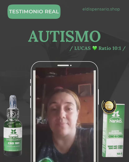 Aceite Sublingual Nankö CBD 10:1 CBG | Bienestar Natural y Equilibrio Diario