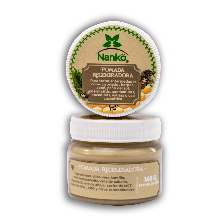 POMADA HIDRATANTE REGENERADORA CON CBD 140g NANKÖ