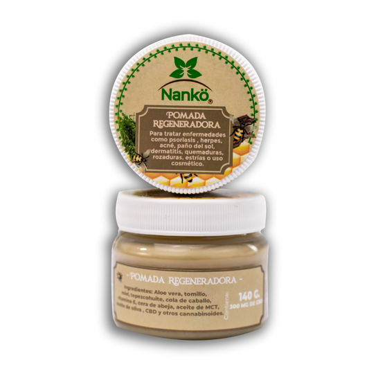 POMADA HIDRATANTE REGENERADORA CON CBD 140g NANKÖ